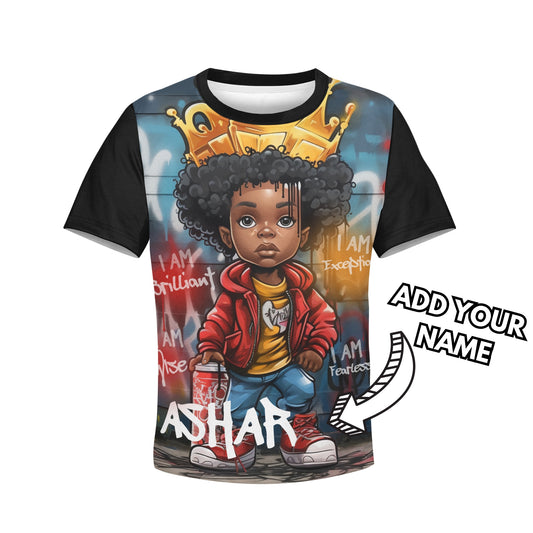 Personalised Affirmation T-shirt For Boys