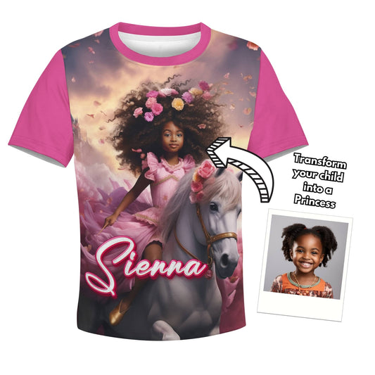 Princess Fantasy Tee| Custom Apparel for Your Little Majesty