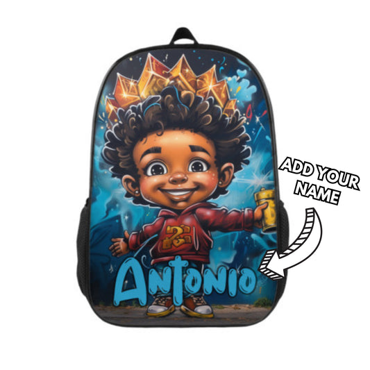 Personalised Name Backpack For Boys