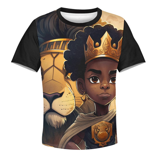 Young Prince And Lion T-shirt