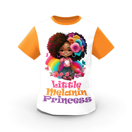 Little Melanin Princess T-shirt
