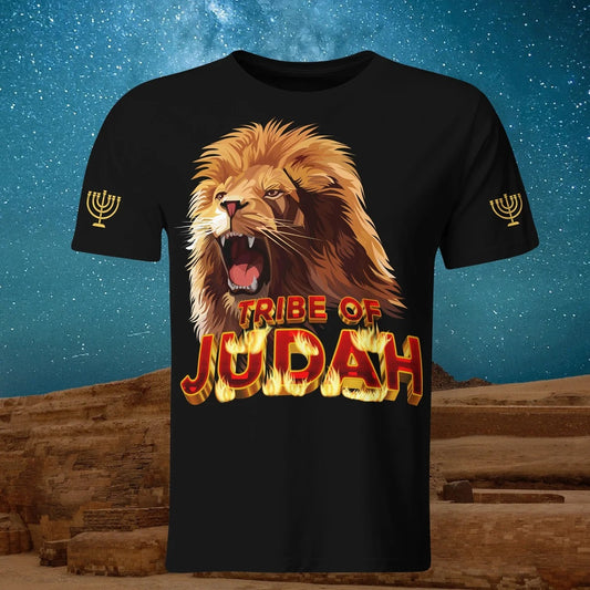 Tribe of Judah Black T-shirt